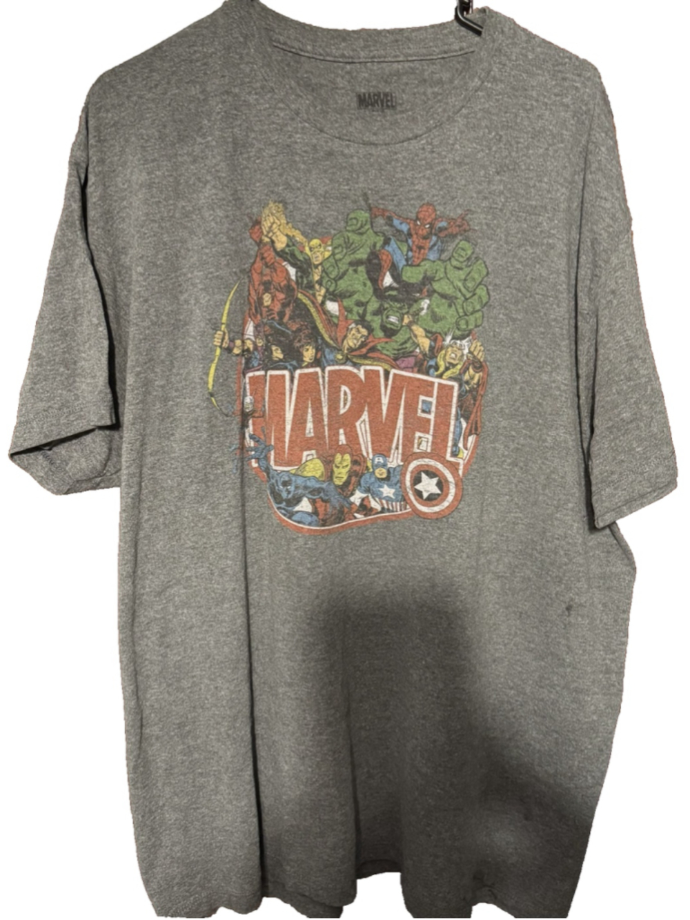 Marvel Avengers T-Shirt Men's Size 2XL Gray